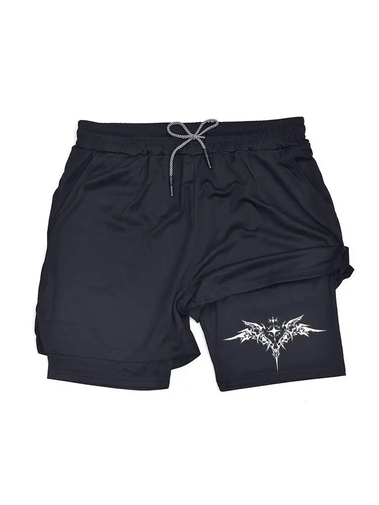 

2026tdeportivoNew sports shorts 2 in 1, male, breathable and informal sportswear, double layer, running, M-3XL basketball shorts