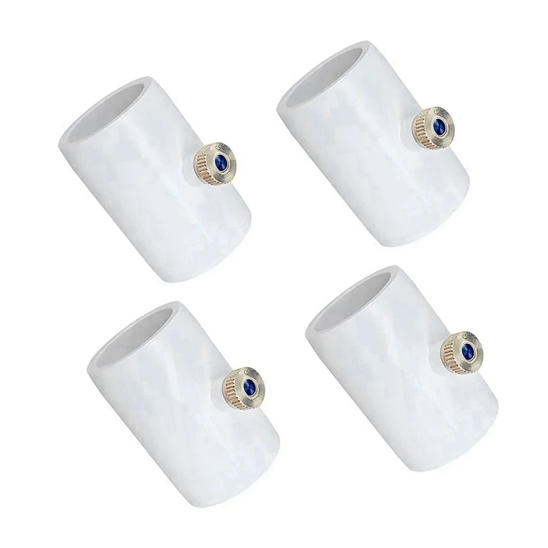 30Pcs 1/2Inch PVC Spray Nozzle Connector With Brass Misting Nozzle For Outdoor Cooling System