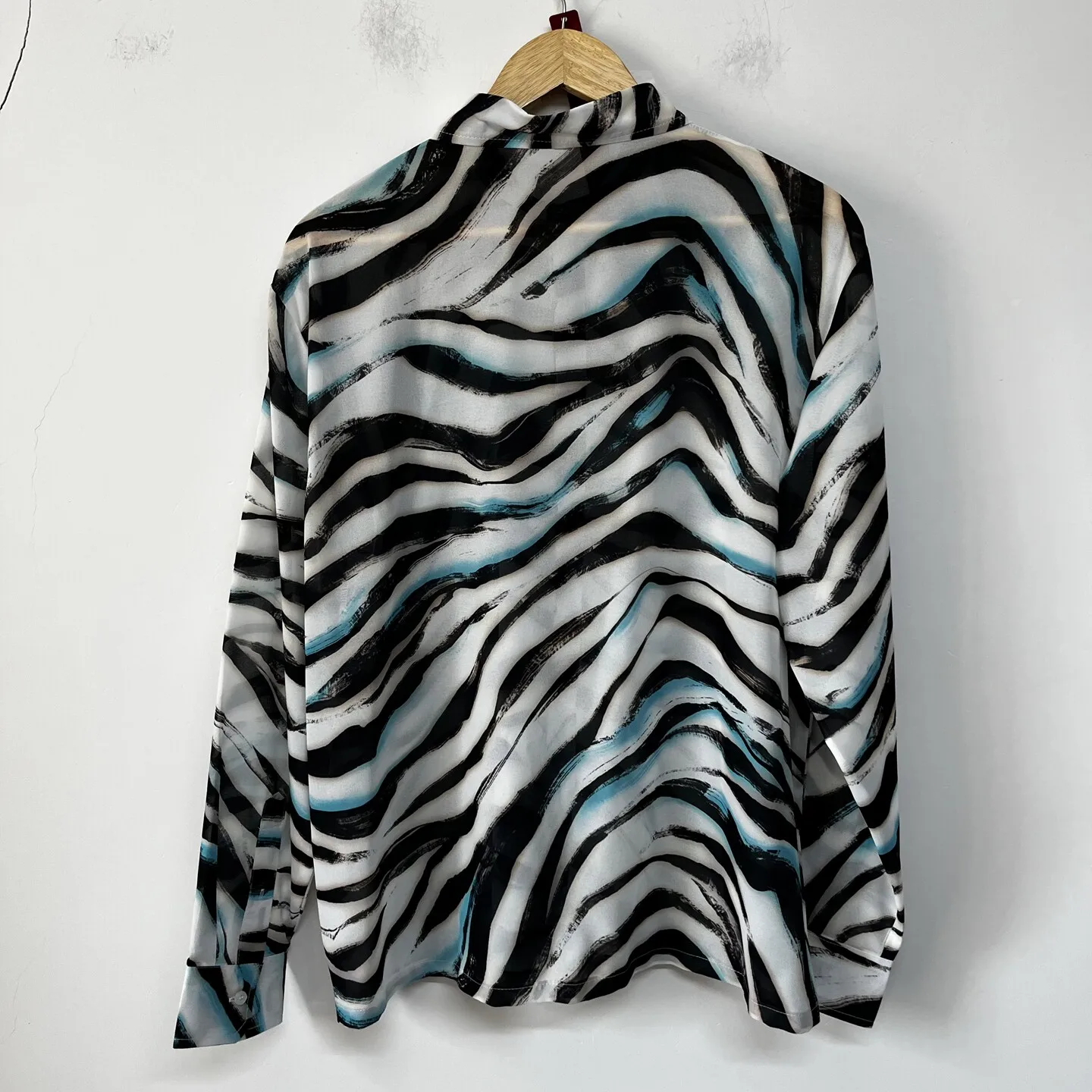 MWJLPWQ Print Flowing Chiffon Drape Men's Shirt Fashion Designer Loose-Fitting Personalized Versatile Tops 2026 Autumn 20627