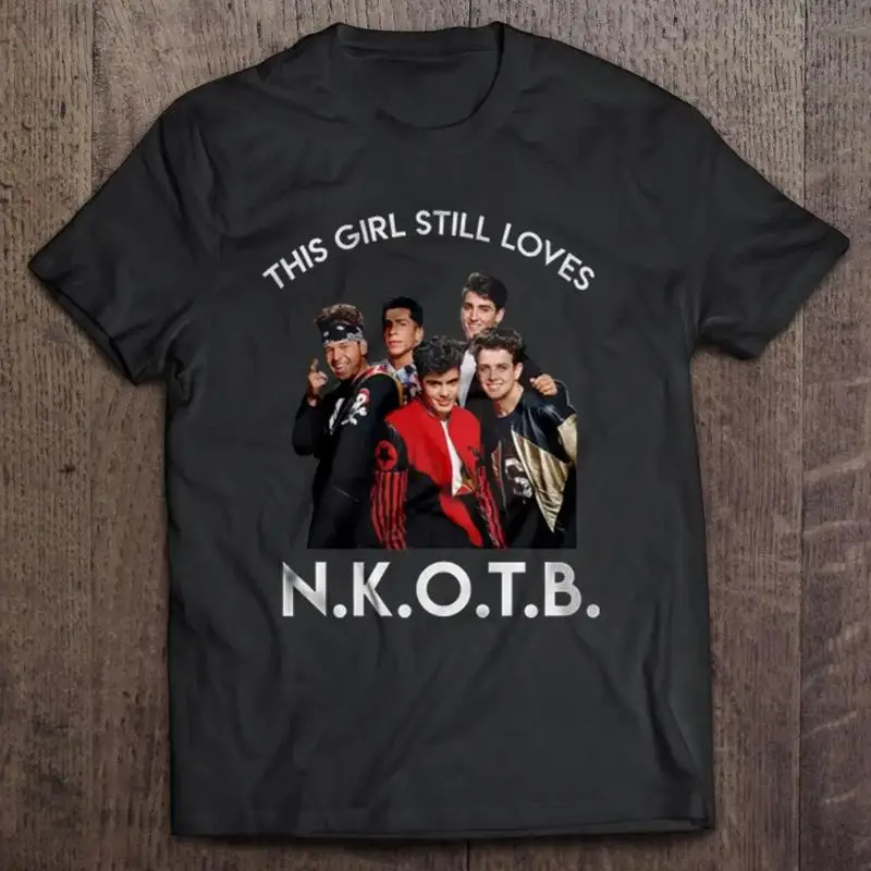 Esta chica todavía ama la camiseta NKOTB tallas completas S 5XL Multicolor