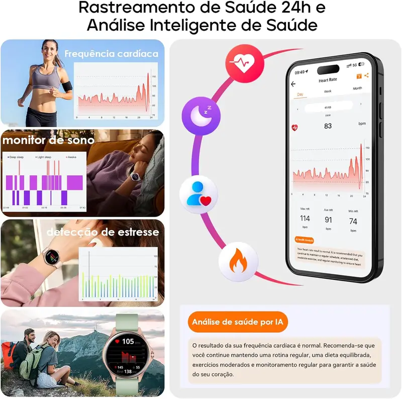 Relógio Feminino Aurafit ELLA 1 — foto 4