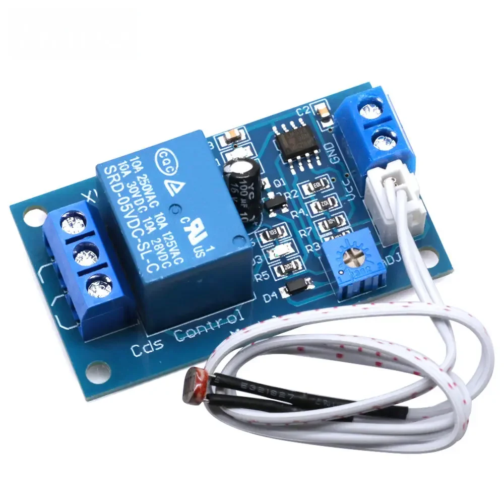 Waterproof 10A Electromagnetic Relay Board 250V AC DC Load Drive With Status LED Light, Mini DC Photo Sensor Suit