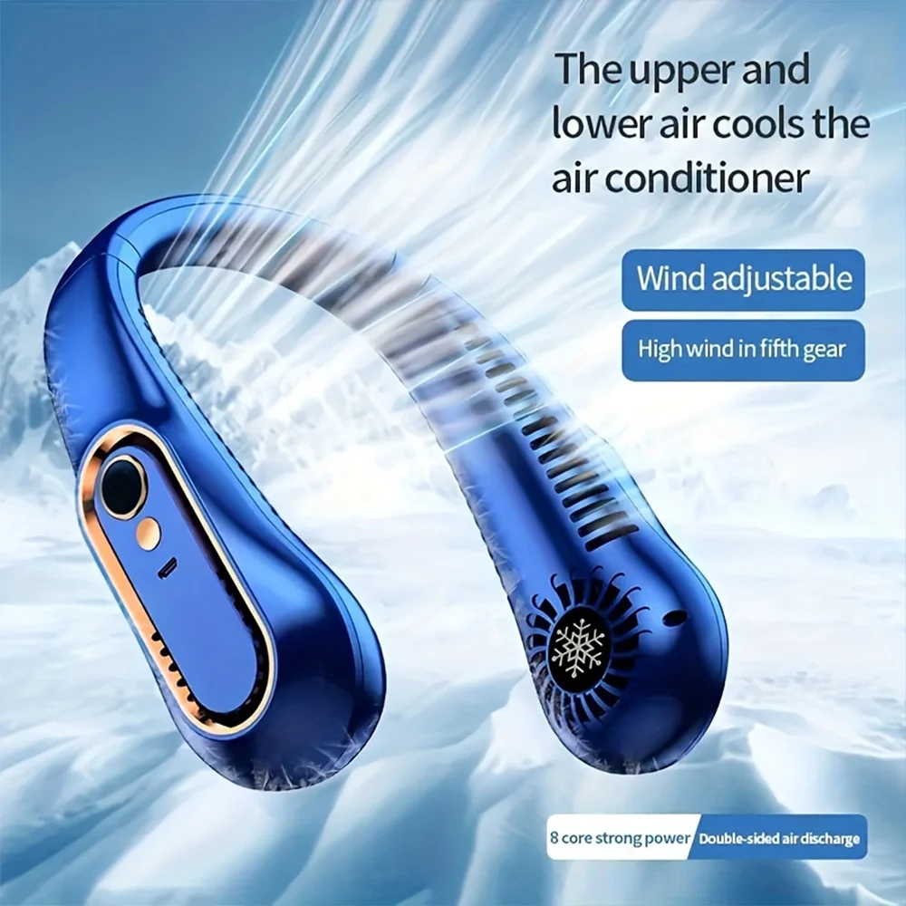 mini-ventilador-de-pescoco-sem-laminas-ventilador-usb-silencioso-de-5-velocidades-com-display-digital-longa-duracao-da-bateria-companheiro-para-esportes-e-escritorio