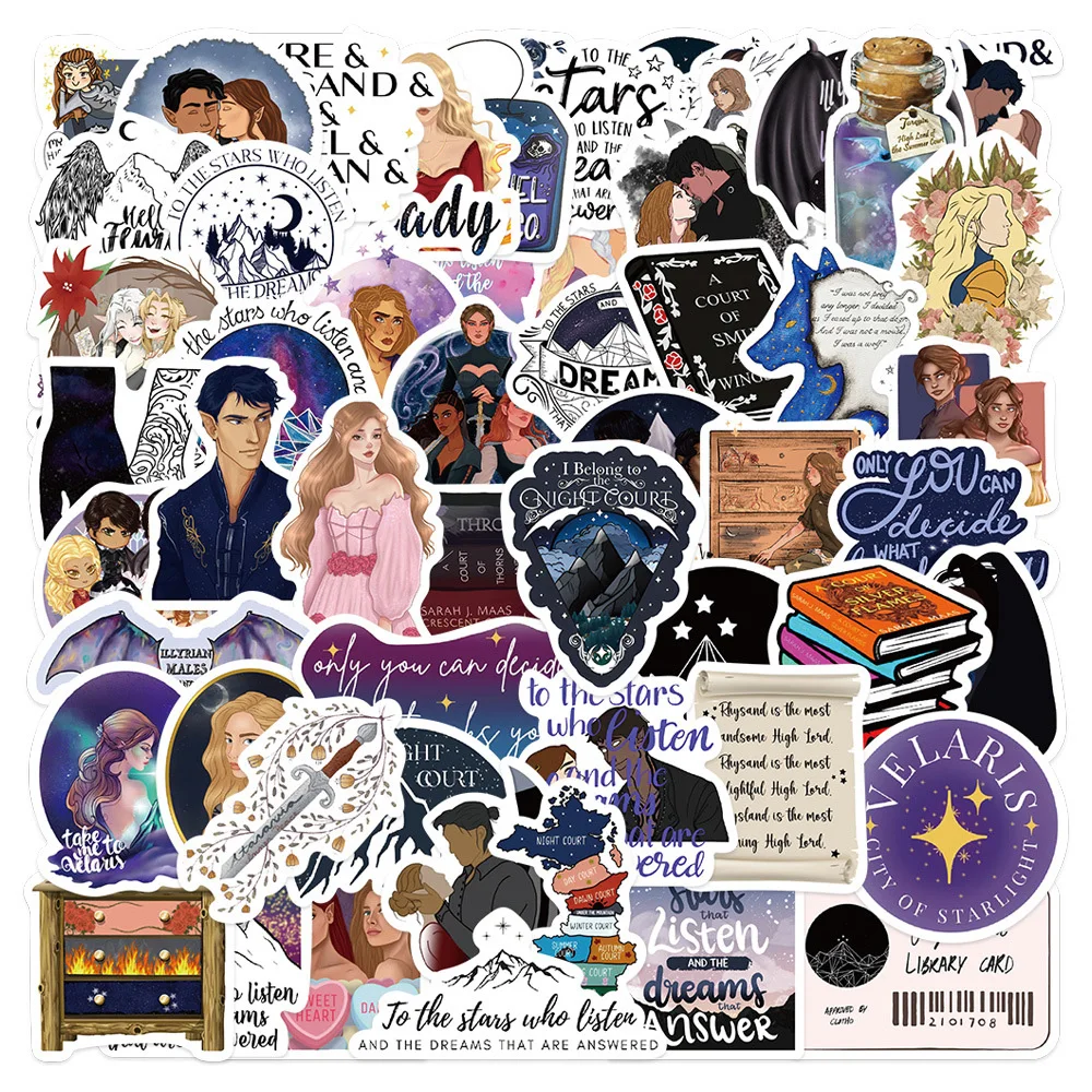 

10/30/60pcs Acotar Merchandise Cartoon Graffiti Stickers for Scrapbook Guitar Luggage Notebook Cool Waterproof Sticker Kids Toys