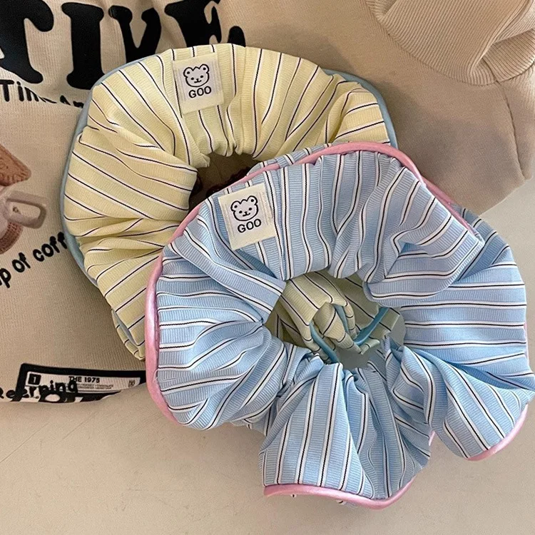 

Korean Fashion Style Cute Scrunchies For Girls Candy Colors Hairties for Bun Hairstyle Hair Accessories for Women Headwear
