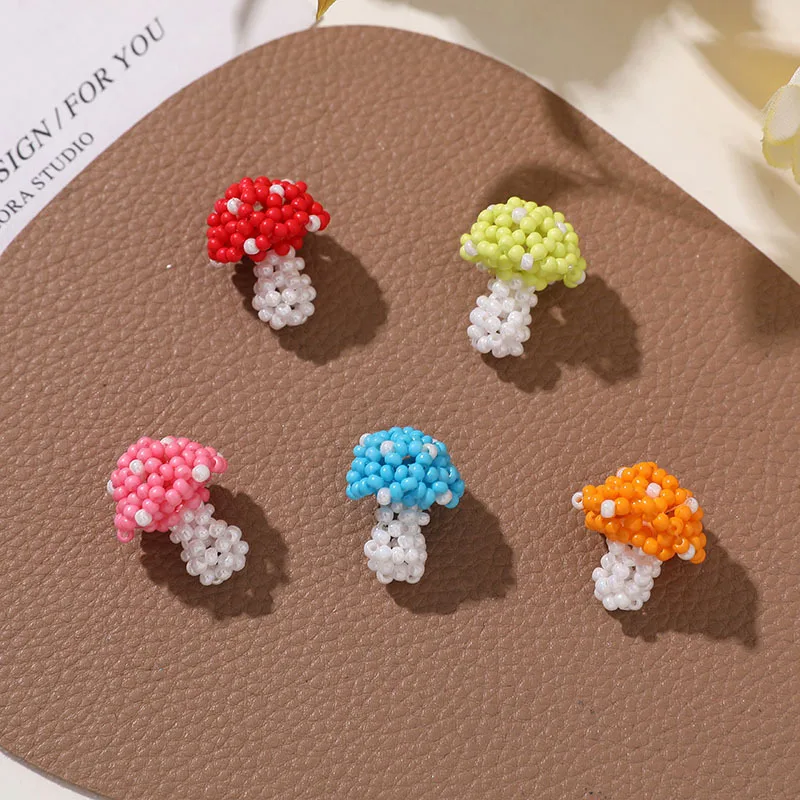 Shoe Charms for Clog Sandals Premium Colorful Mushroom Charm 1 Piece Durable Resin Lightweight Summer Party Ornament