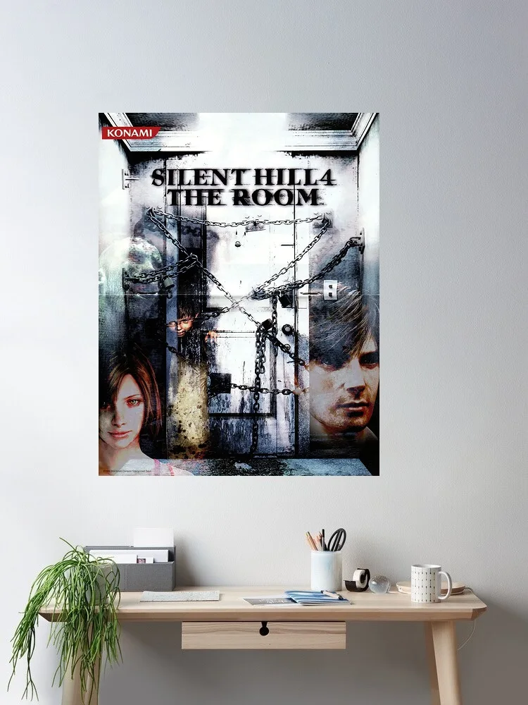 Silent Hill 4 The Room Game , Art Print Silk Poster Home Wall Decor