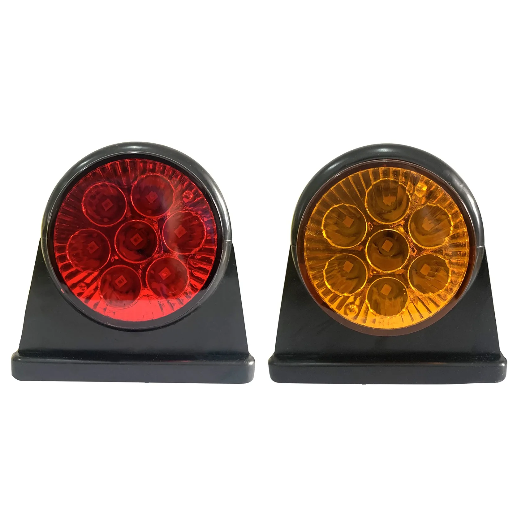 2PCS Trailer LED Side Marker Lighting Outline Marker Truck Light Van LED Lights Trailer Side Light for Trailer