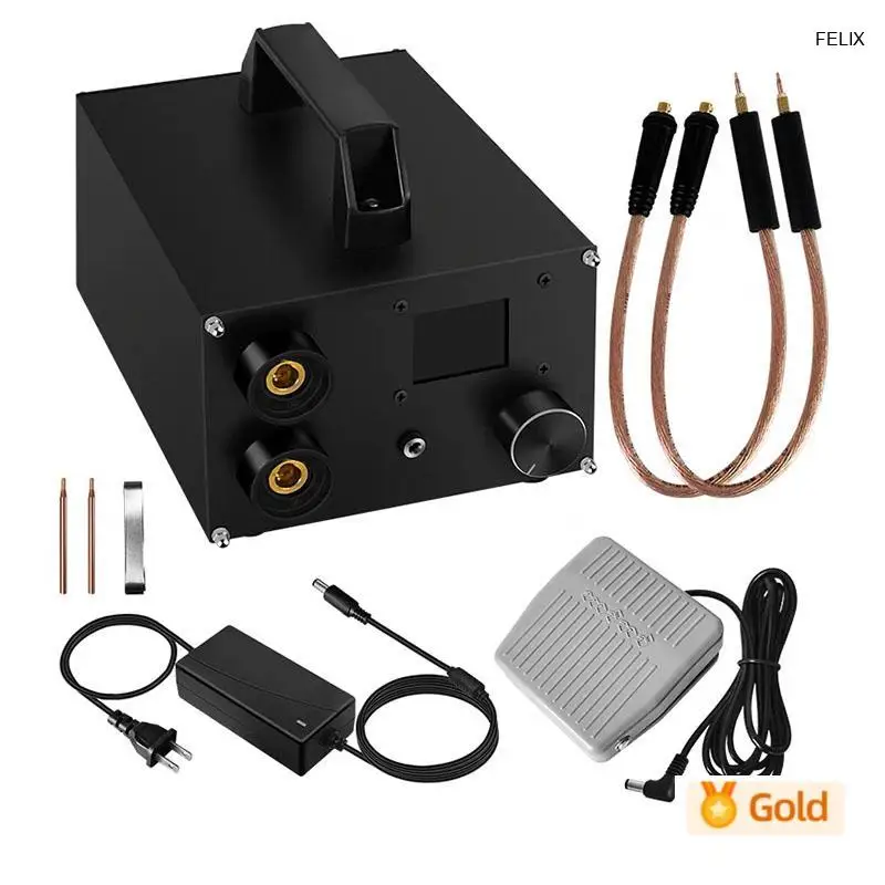 18650 battery spot welding machine 250 gear spot welding dual capacitor energy storage dual pulse welding 0.3mm nickel sheet