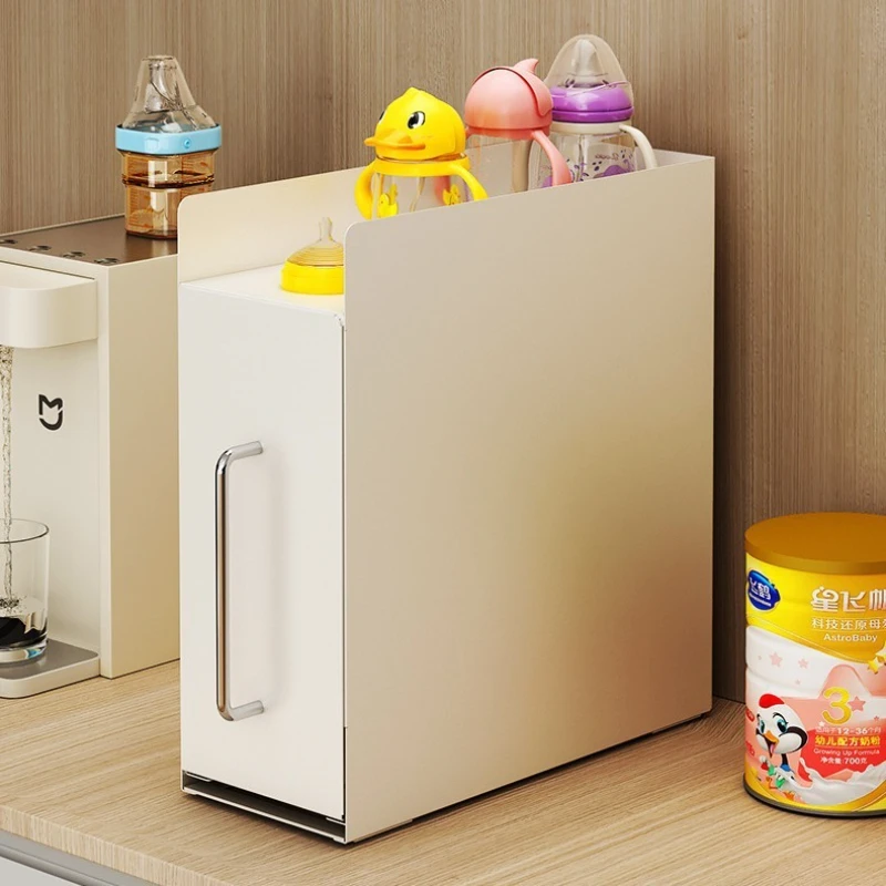 

Baby Bottle Storage Box, Multi-Layer Drawer Organizer for Tabletop Use, Dustproof and Moisture-Proof 360 Wheels, Easy to Clean