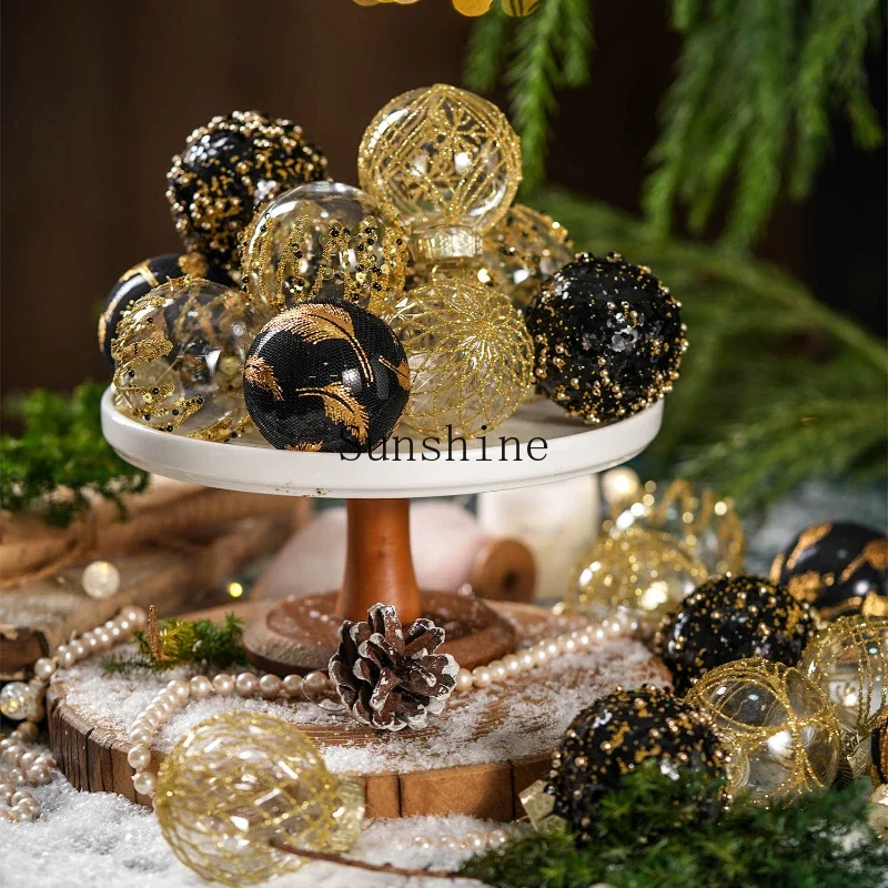 

Christmas decoration barrel hanging ball painted ball Christmas tree pendant