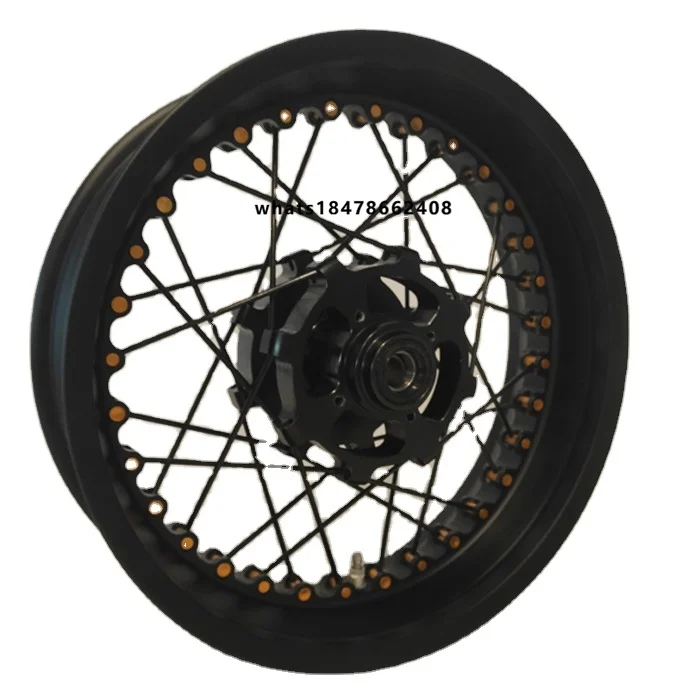 

3.0*19" / 4.25*17" Tubeless Wheels Sets CRF450RX 2018 Black Hub Black Rim