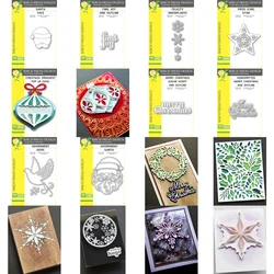 2025 DIY Birch Press Design Layer Cutting Dies Snowflake Santa Claus Scrapbooking For Paper Hot Foil Embossing Frame Card Craft
