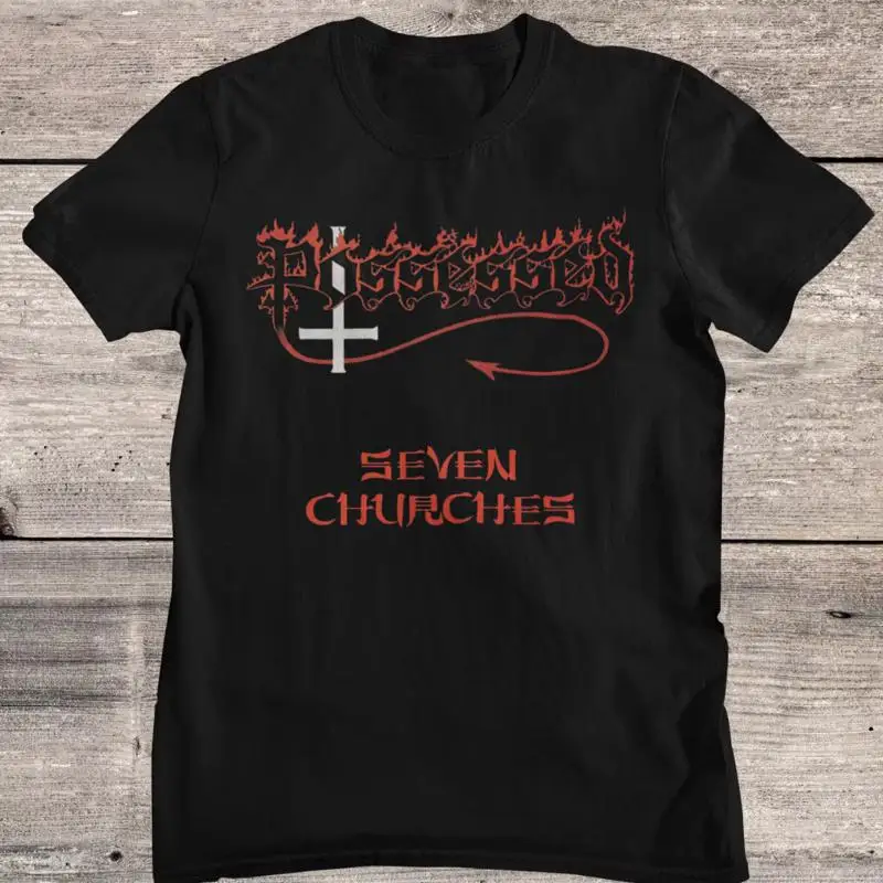 

POSSESSED SEVEN Band Black Heavy Cotton Size S 5XL T Shirt Adults