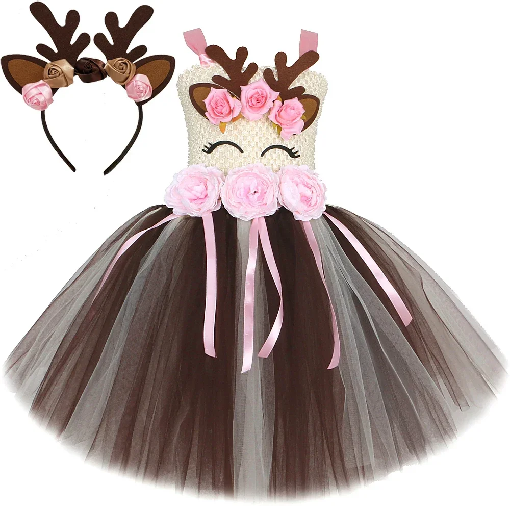 Pink Flowers Deer C… - image