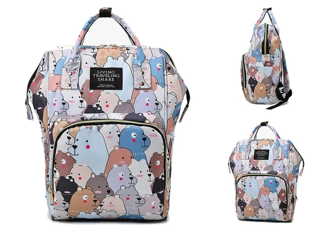Mode Mummie Moederschap Nappy Luier Rugzak Tas Rugzak Mummie Rugzak Multifunctionele Waterdichte Outdoor Luiertassen