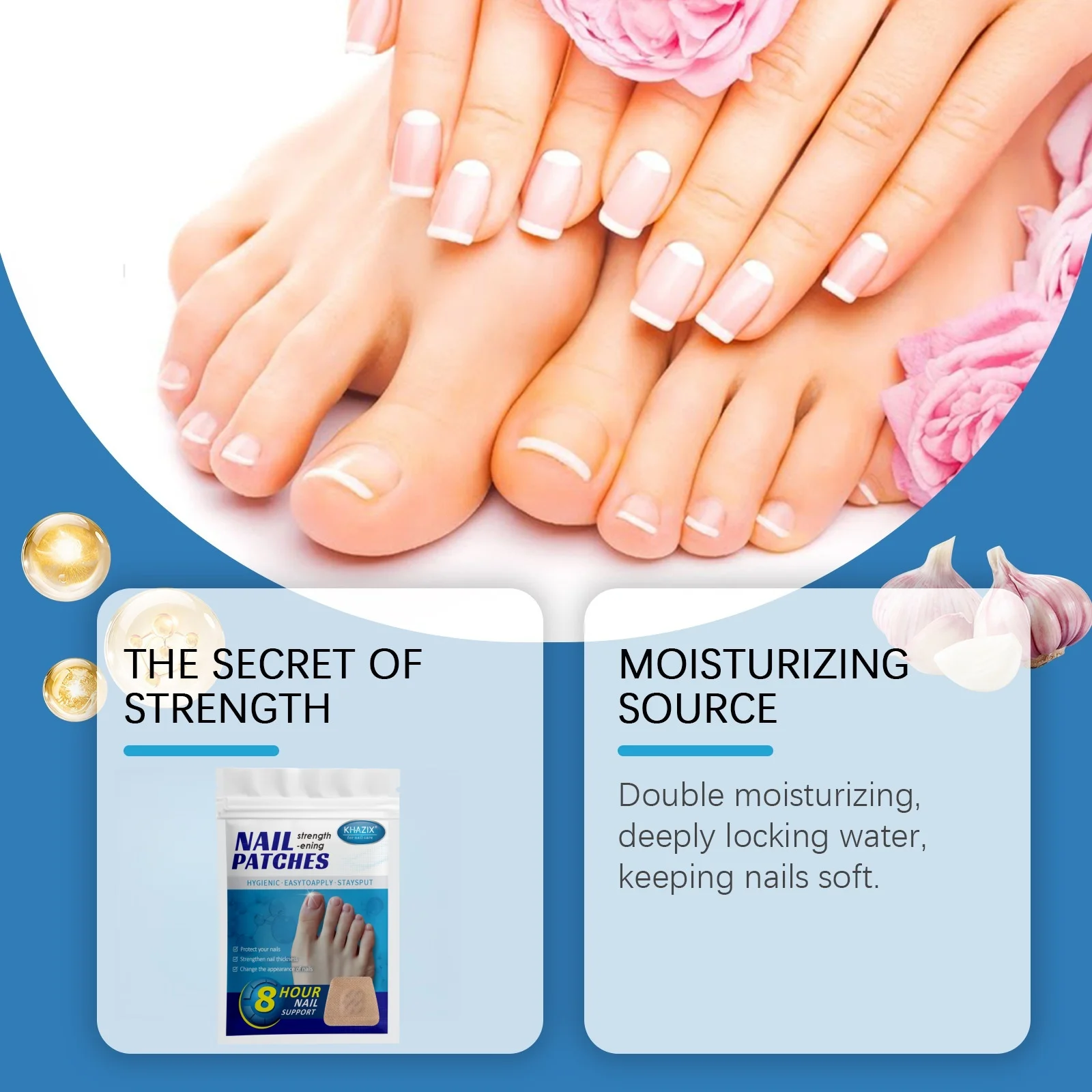 32 pieces of toenail care patches, protective patches, corrective patches, toenail corrective patches, and toenail strengthening