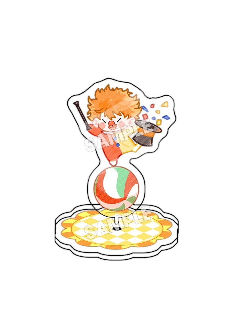 

Anime Haikyuu!! Shoyo Hinata Tobio Kageyama Cosplay The Circus Spun and Painted Standing Sign Ambitus