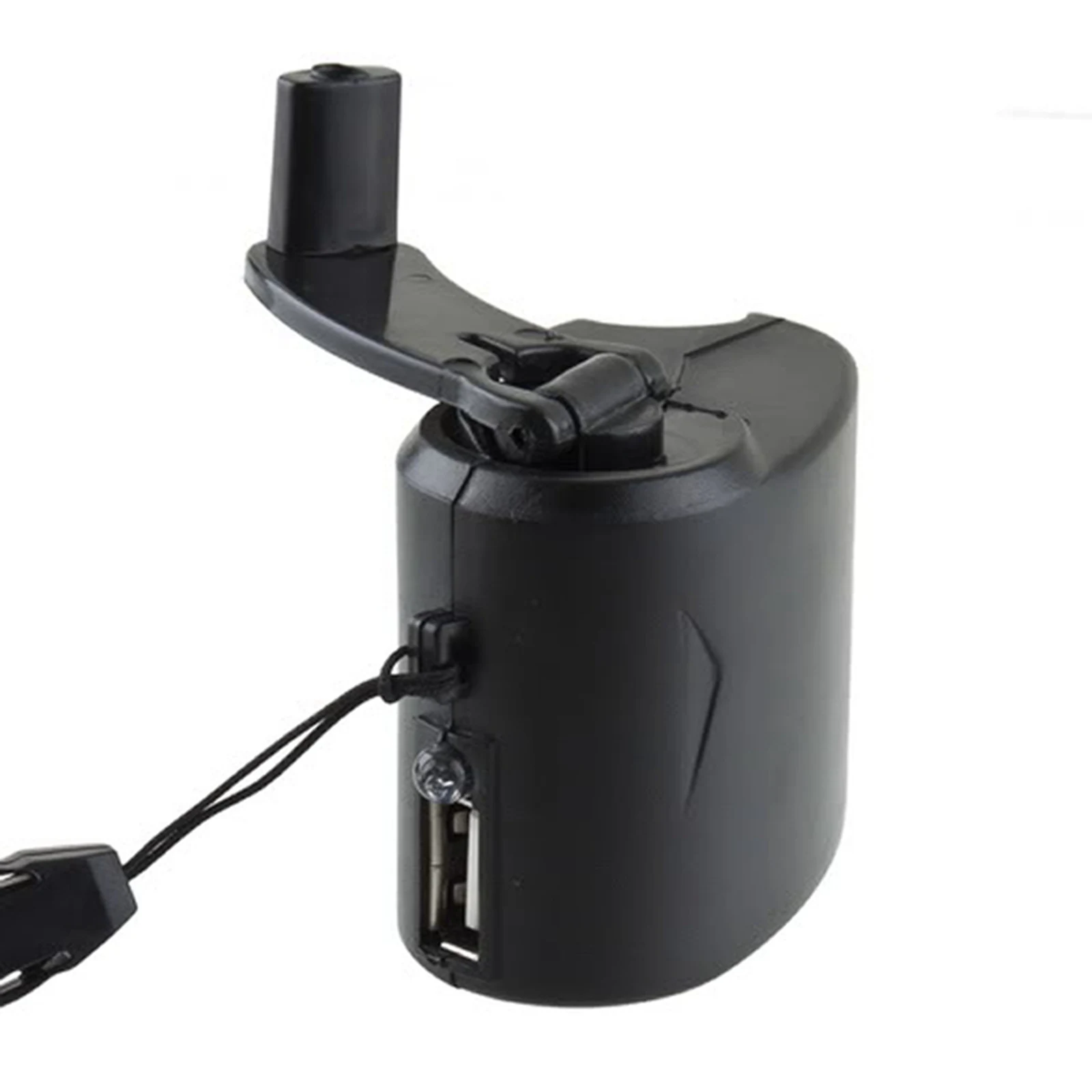 Cargador de manivela de mano para teléfono móvil, generador eléctrico Universal de carga móvil, carga de dinamo de mano, LED, USB, 5V