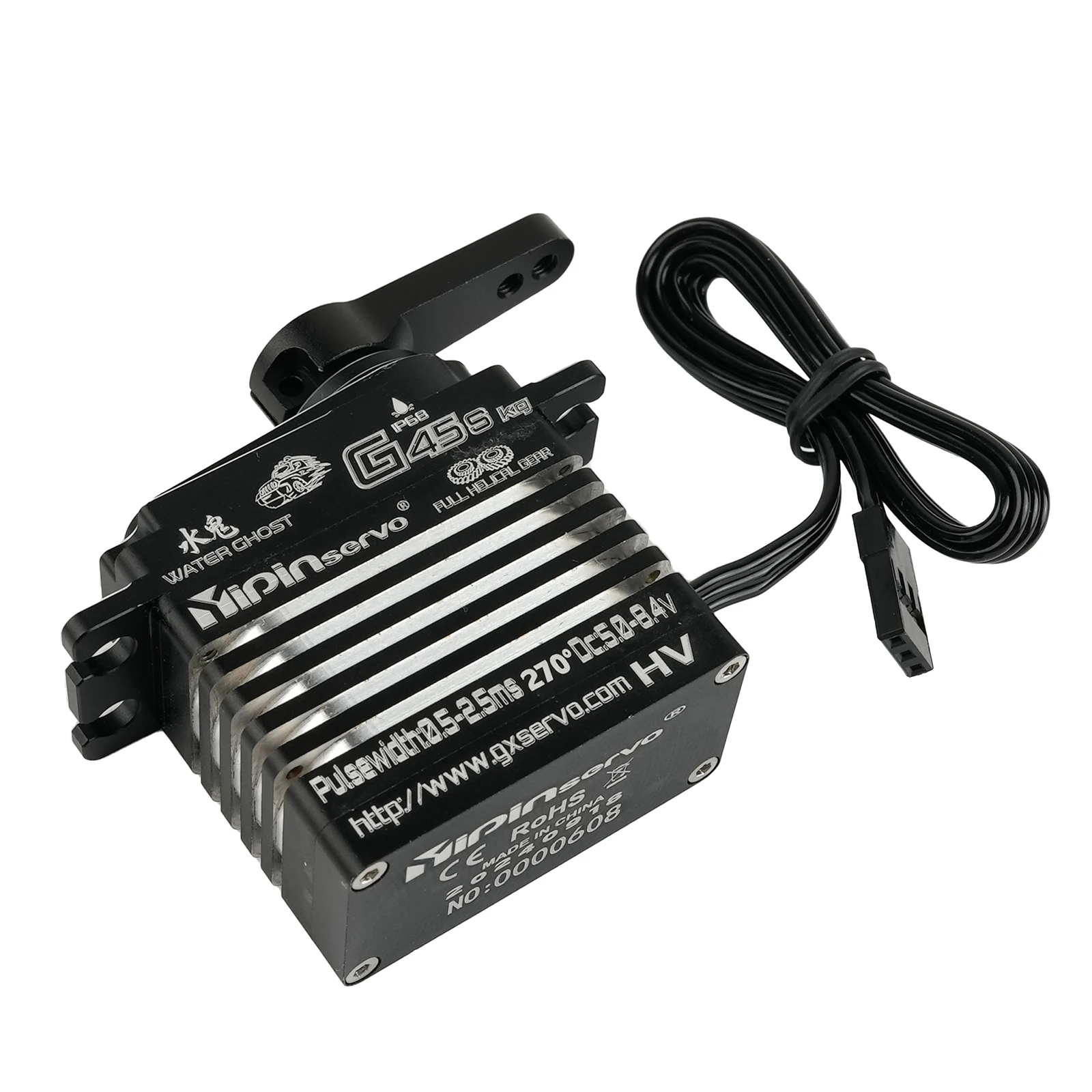 

Цифровой сервопривод без сердечника 45 кг, водонепроницаемый IP68, 8.4В HV, высокий крутящий момент, 180/270/360 градусов, для радиоуправляемых машин, краулеров, промышленных роботов