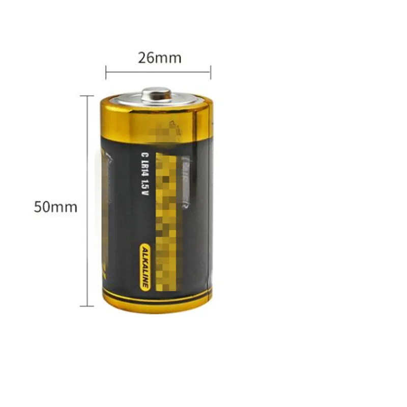 2Pcs/Lot LR14 C UM2 1.5V Alkaline Battery Primary Cells