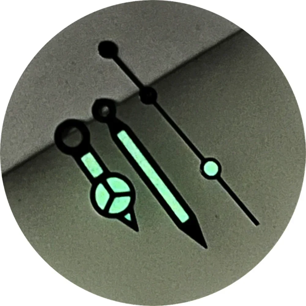 7.8mm 12.5mm 13mm Watch Pointers Set Ice Blue Green Luminous Hands for NH34 NH35 NH36 4R35 4R36 movement Watch NEW DIY