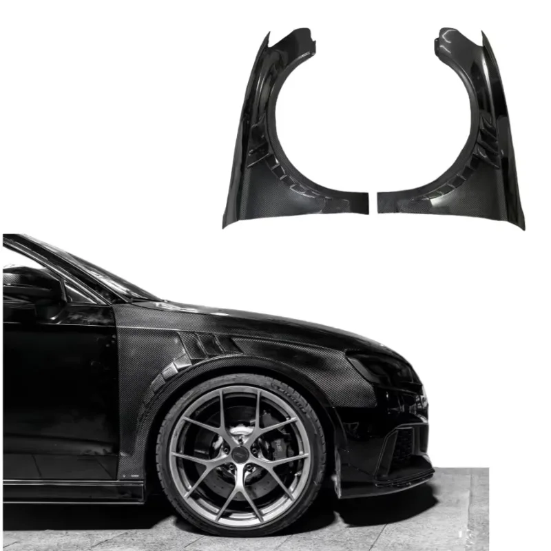 For 2013-2017 Audi S3 RS3 Dry Carbon Fiber Wide Body Car Fenders Parts for A3