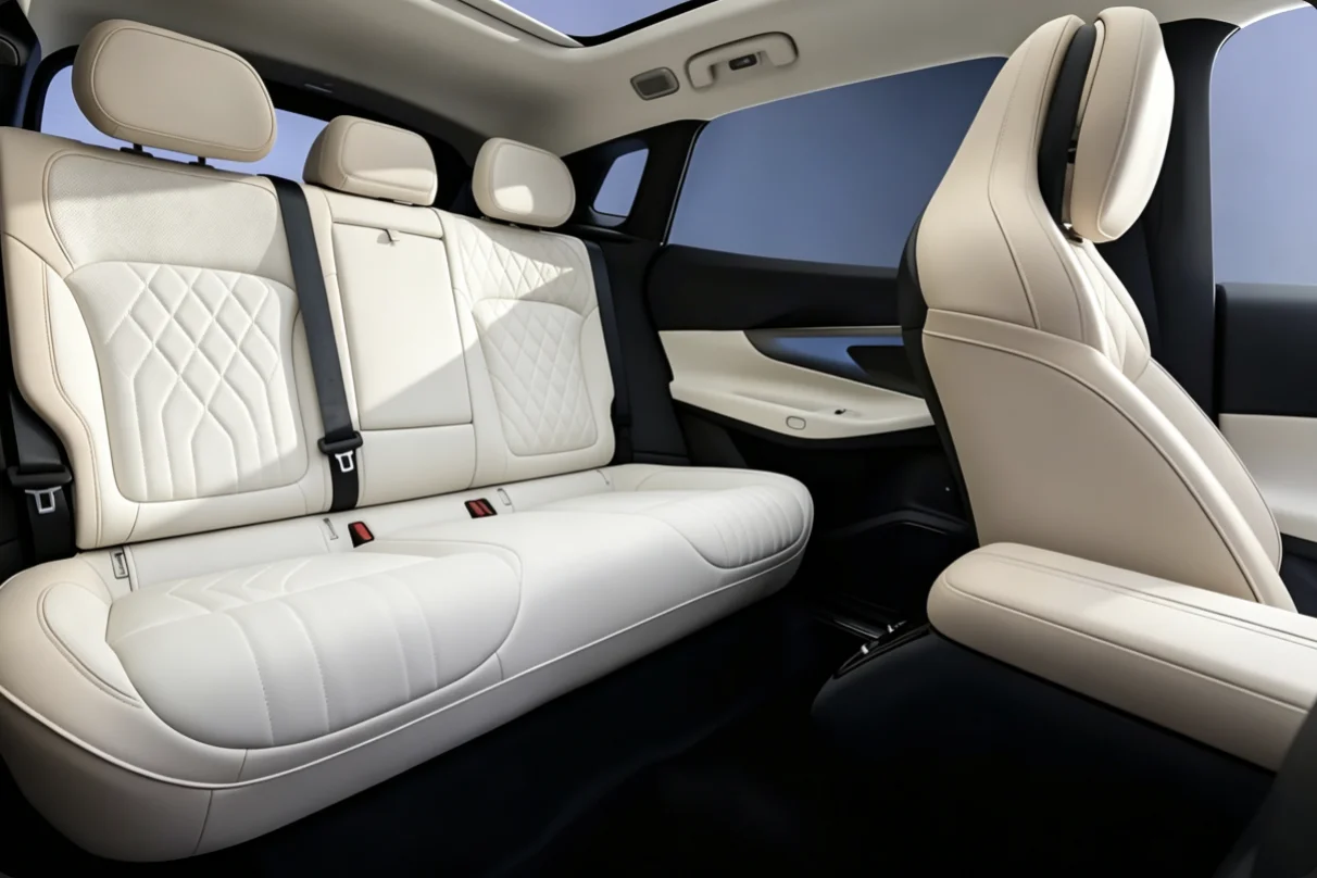 Für Lynk & Co 08 2023~2025 Maßgefertigte Autositzbezüge Luxuriöses Nappaleder 100% Passgenau Innenraumzubehör 360 ° Vollständige Abdeckung – Detail 1