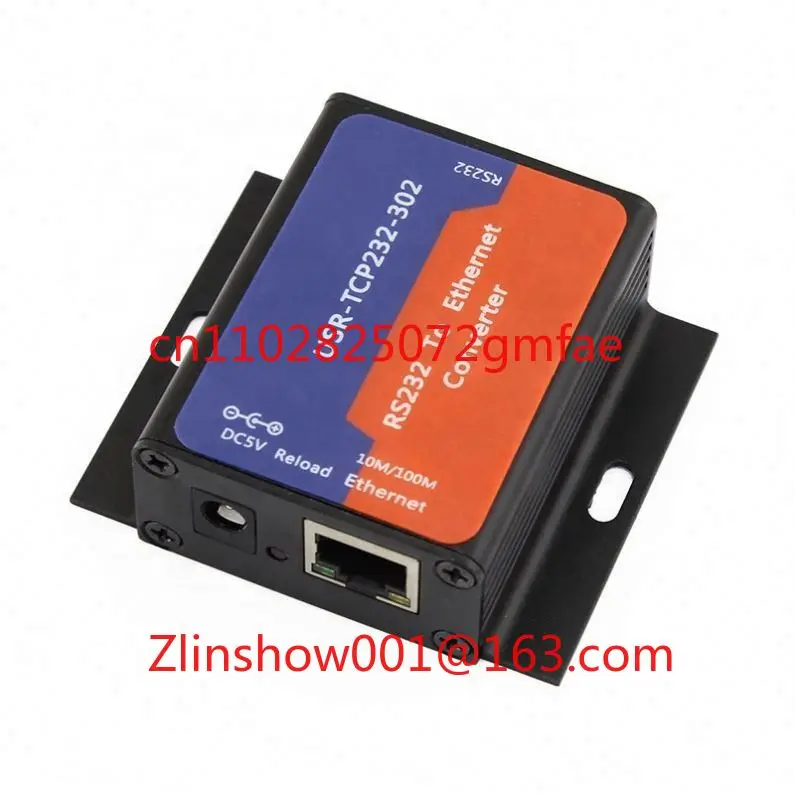 USR-TCP232-302 Serial RS232 a Ethernet Módulo de servidor TCP/IP Convertidor Ethernet compatible con DHCP/DNS 200 actualizado
