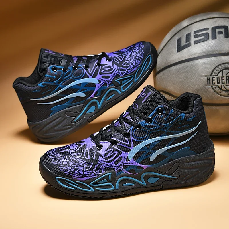Herren Schuhe Outdoor rutschfeste Basketballschuhe Bequeme leichte Turnschuhe Mann Leder Freizeitschuhe Hochwertige Tennisschuhe