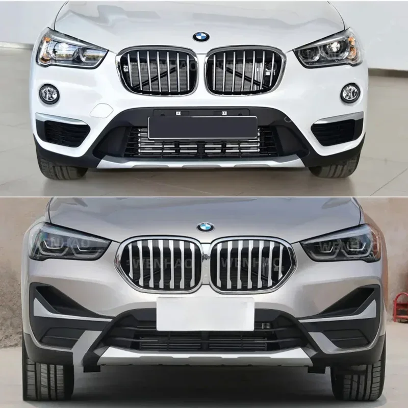 

New！ For BMW X1 F48 F49 M Performance Style Front Bumper Lip Spoiler Diffuser Body Modification Accessories 2016-2022