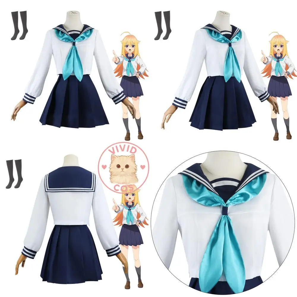 

My Deer Friend Nokotan Cosplay Costume Anime Koshi Torako Cute JK School Uniform Role Play Women Wig Anime Comic Con Halloween