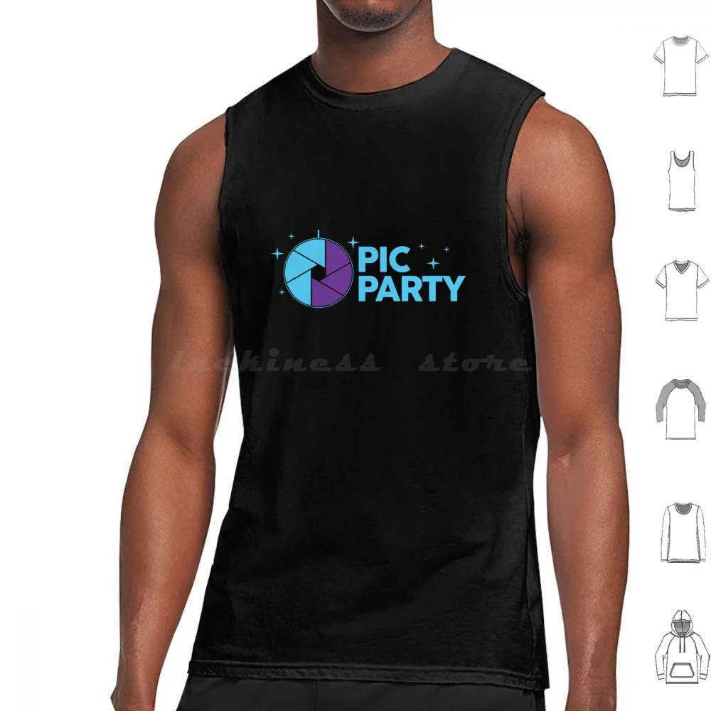 Pic Party Tank Tops Print Cotton Pic Party I Think You Should Leave Comedy Funny Hilarious Weird Tim Robinson Tim Meadows