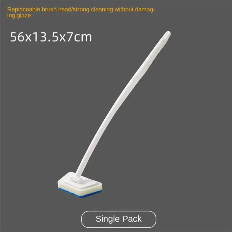 Wall Cleaning Brush Multi-Functional Bathroom Long Handle Removable Household Floor Bathtub Brushes Ceramic Tile Sponge Brush