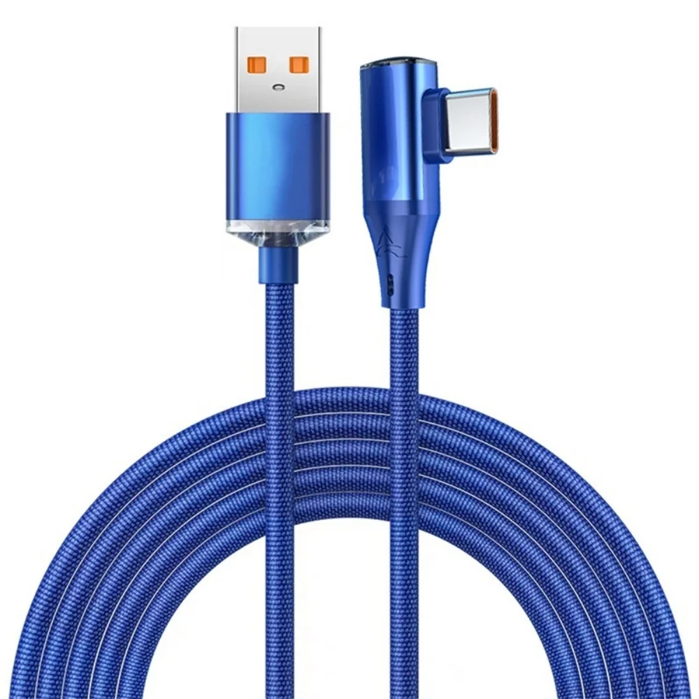 120W USB-C-Kabel, 90-Grad-Winkel, USB-auf-Typ-C-Ladekabel, schnelles Ladekabel für iPhone, Xiaomi, Huawei – Detail 13