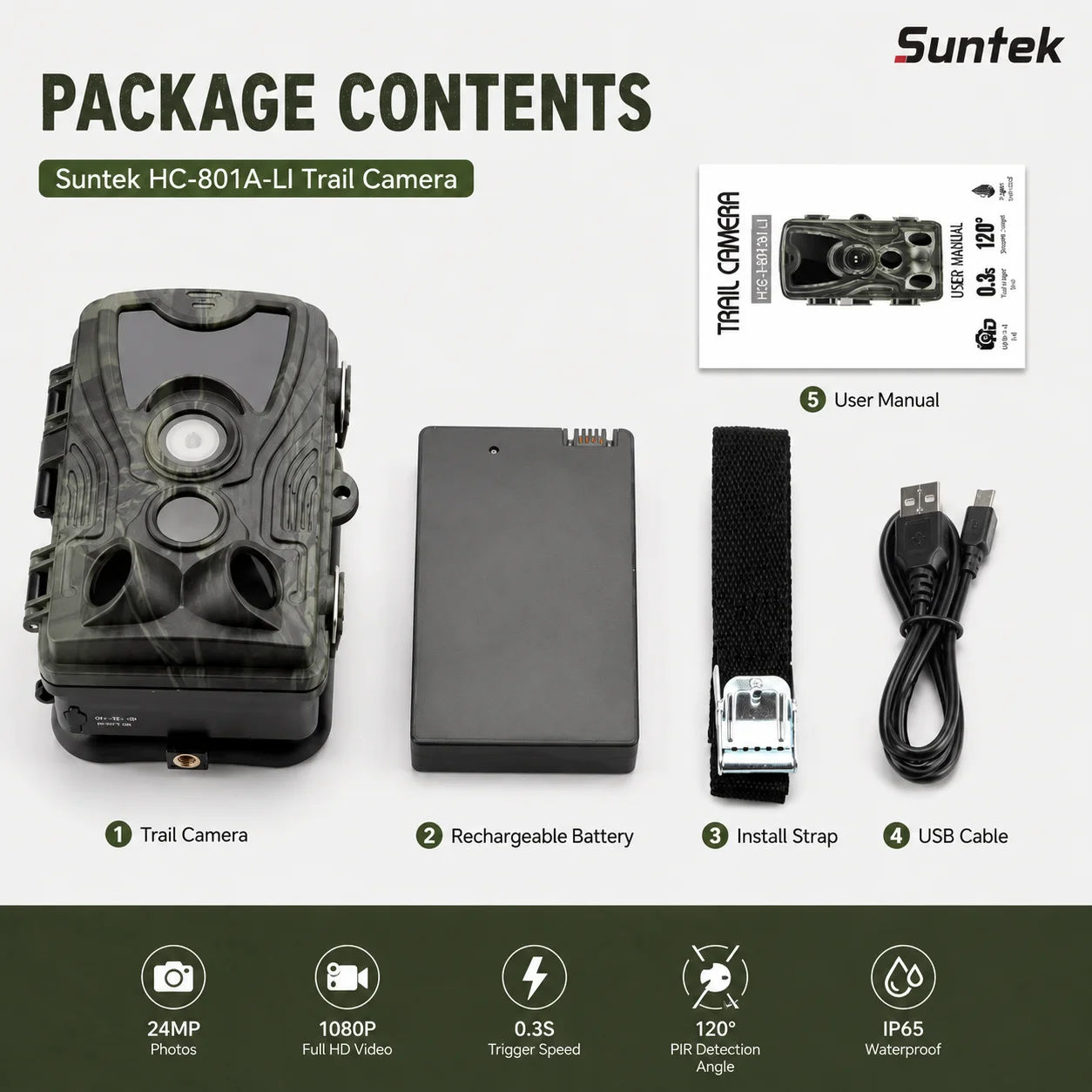 suntekcam-hc‑801a‑li-trail-camera-5000mah-lithium-battery-24mp-1080p-03s-trigger-940nm-ir-night-vision-ip65-waterproof-cam