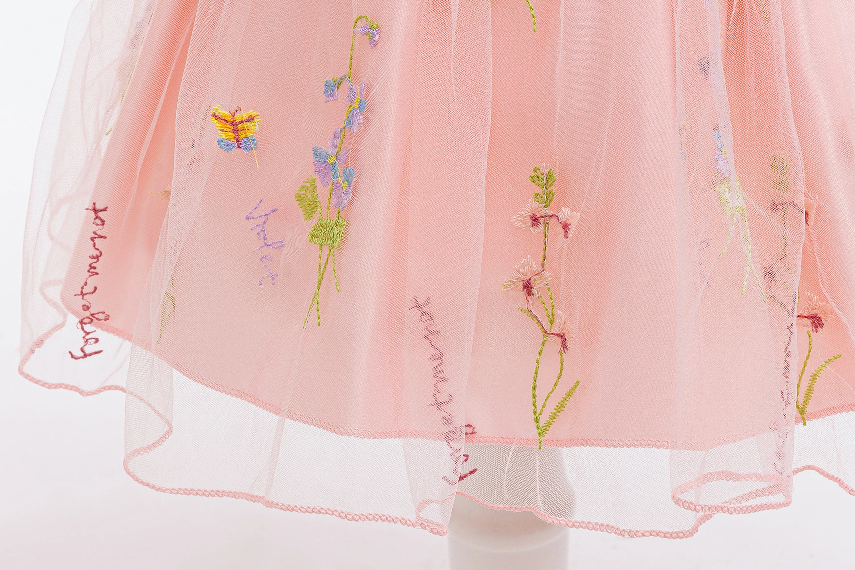 Babykleidung für Mädchen zum 1. Geburtstag, Partykleider, ärmelloses Mesh-Prinzessinnenkleid für Kleinkinder, Sommer-Hochzeitskleid, 3–24 Monate – Detail 6