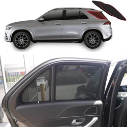 For Mercedes Benz GLE W167 SUV 2019-2024 Car Rear Side Baby Window SunShade Shield Front Back Windshield Curtain Sun shade Visor