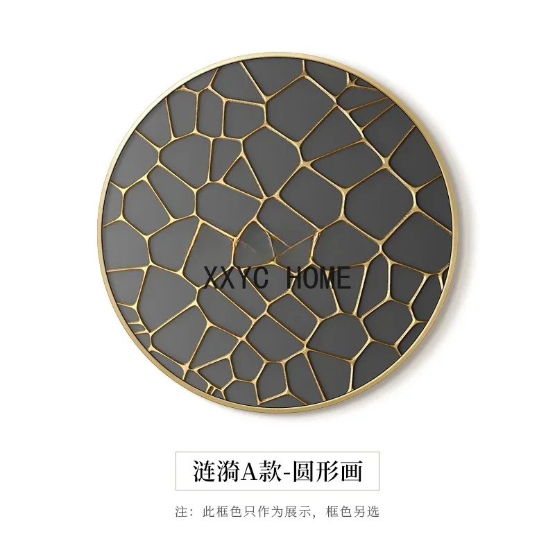 Home Hallway Corridor Decorative Painting round Model Room Guest Restaurant Wall Painting