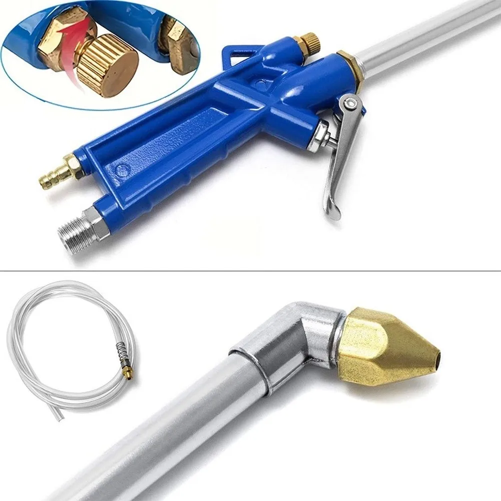 Robust Alloy 2-in-1 Pneumatic Cleaning Tool with Optimized Air Stream and Adjustable Water Pressure for Deep Cleaning