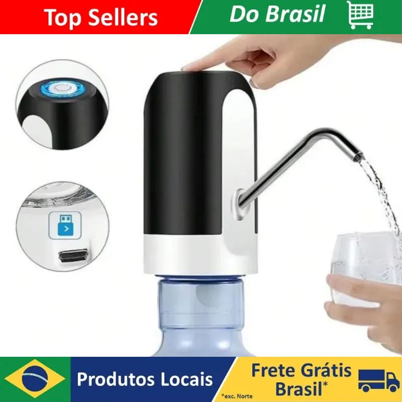 Brasilien Wasserpumpe Desktop USB Lade Automatischer Wasserspender Tragbarer Wasserkocher Outdoor Camping
