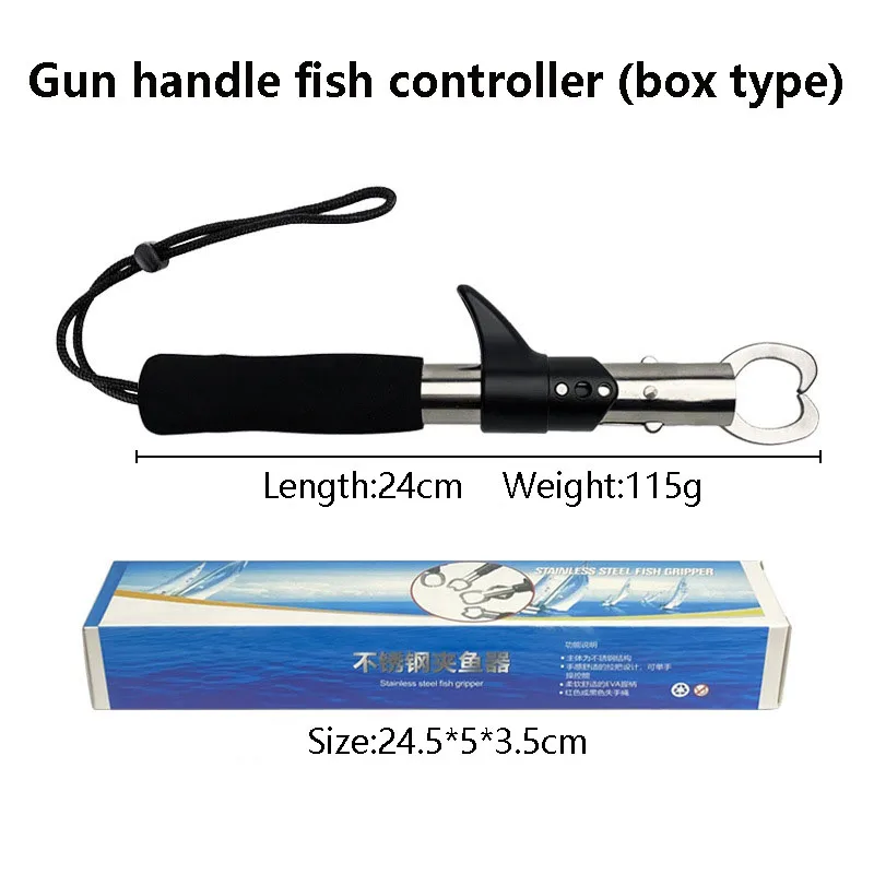 Stainless Steel Fish Controller Lure Clamp Fish Grabber Fish Controller Clamp With Scale And Ruler Pliers Clamp Fish image 5