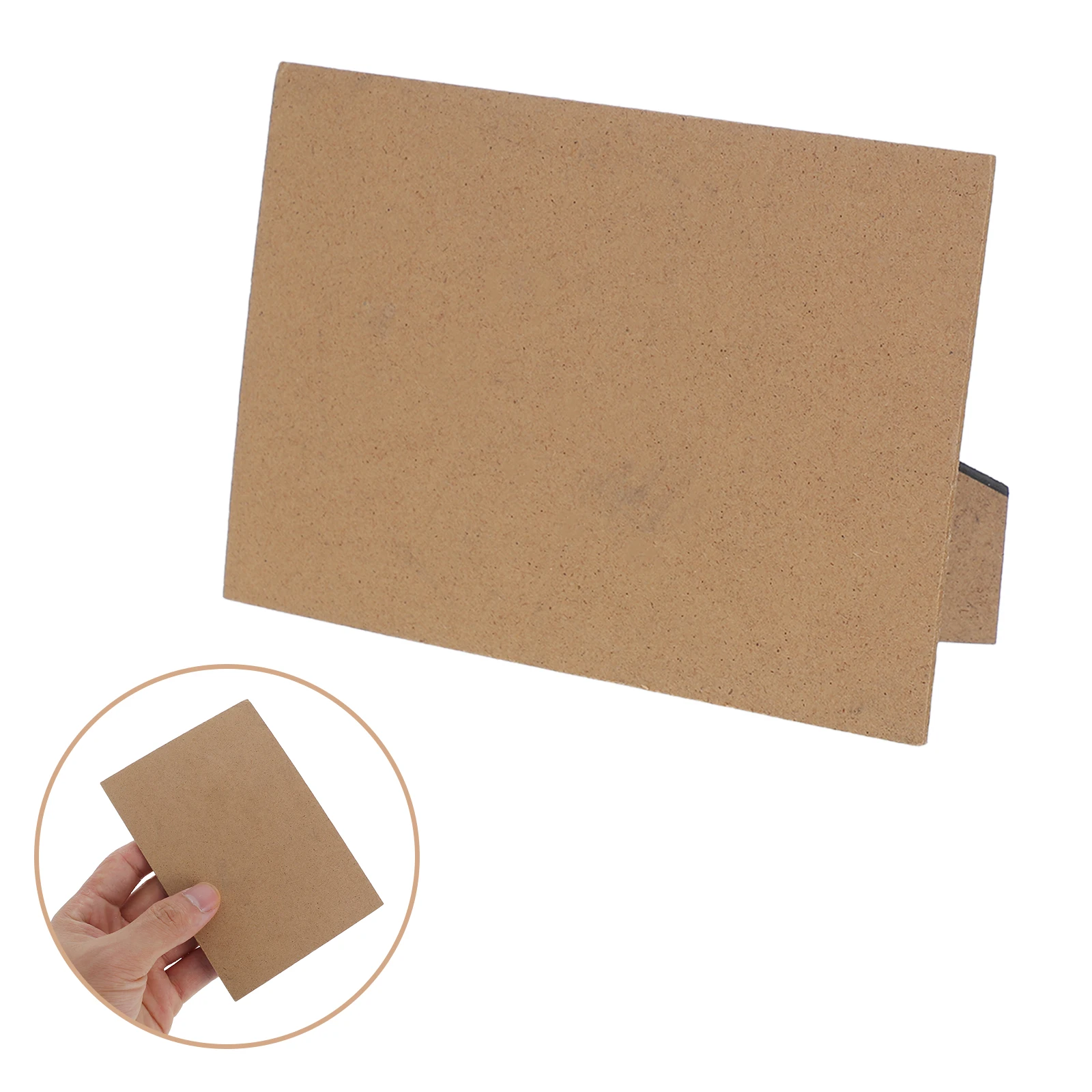 3pcs Easel Back 5 Inch Replacement Picture Frame Stand Khaki Self-Stick Photo Frame Support For Tiles Tabletop Display Diy Easel