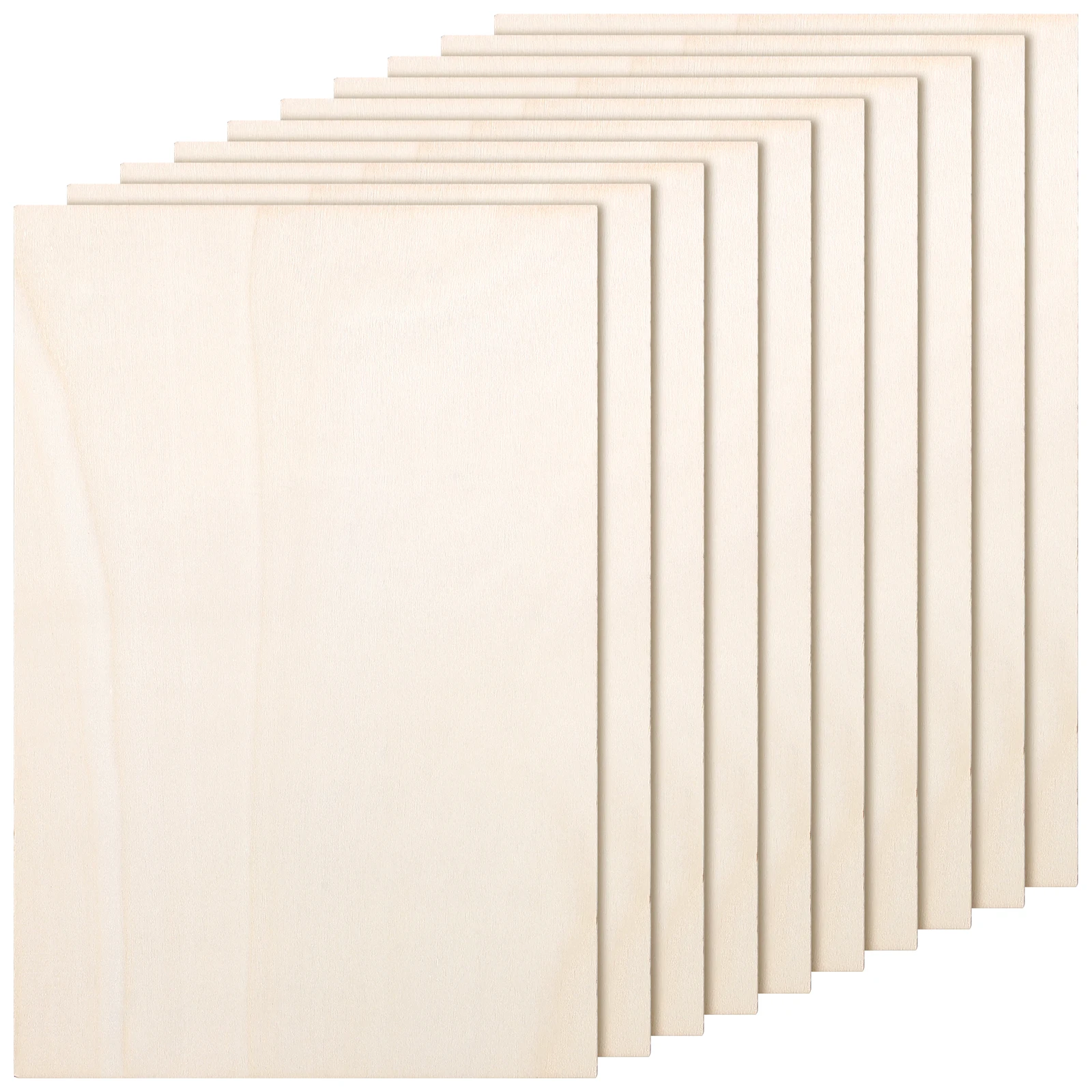 

10pcs DIY Wood Boards Unfinished Blank Wood Pieces 30X20cm Craft Planks For Painting Woodworking Projects Art Supplies