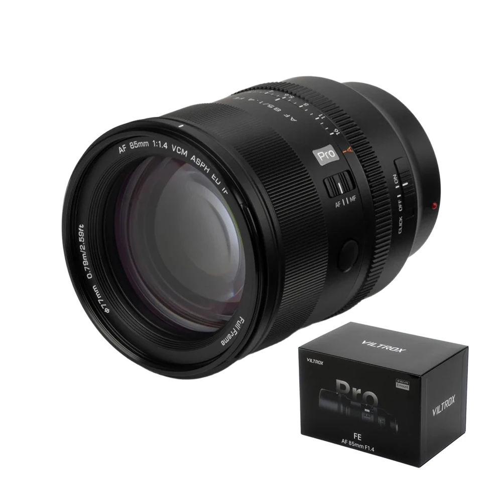 

VILTROX 85mm F1.4 Pro Lens Auto Focus Large Aperture Full Frame Mirrorless Camera Lenses for Sony E Mount A7 A7R A7RII ZVE1 A9