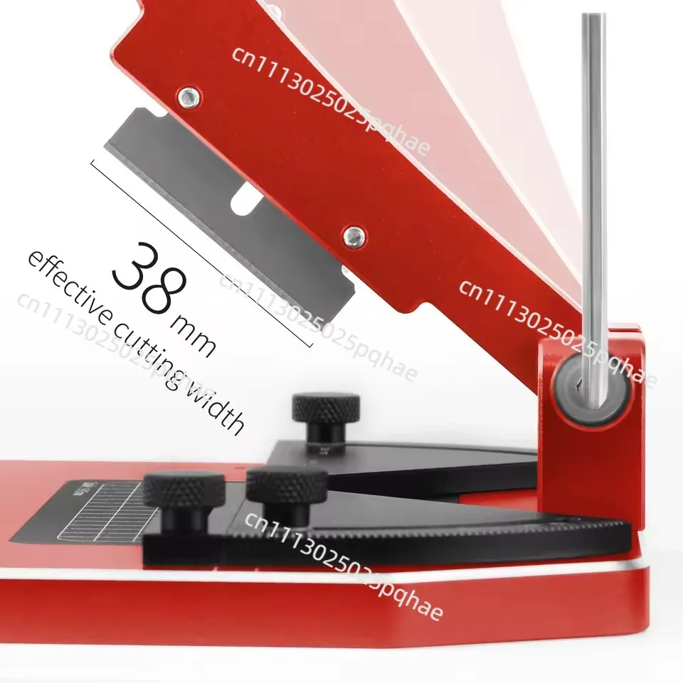 AT-CJ Angle Cutting Station Precision DIY Hobby Tool Set Carbon Steel Blade Rubber Rod/Plate Cutter