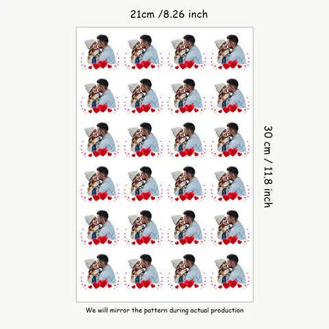 Anpassad personlig vattentät tillfällig tatueringsklistermärke DIY falsk tatuering, gör din egen anpassade design tatuering för logotyp/bröllop 8 best sales specialanpassad tatuering - №8