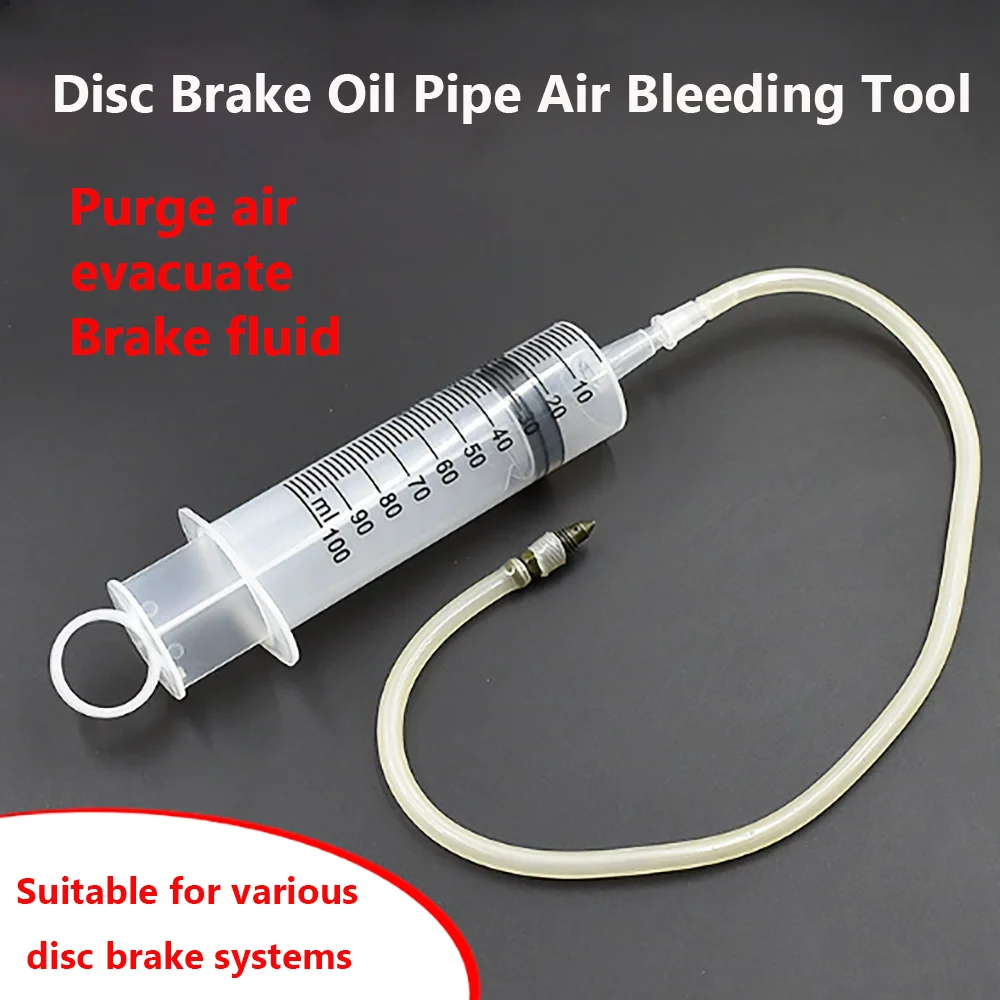 Motorcycle Bleed Kit Brake Caliper Gas Bleed Syringe Tool For Hydraulic Disc Brake Universal For Honda Yamaha Kawasaki Suzuki