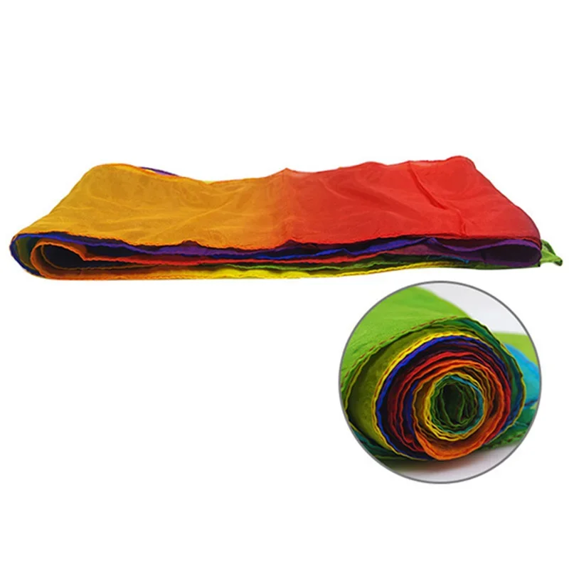 Multicolored Silk Streamer (500cm*16cm) Magic Tricks 100% High Quality Silk Streamers Magia Accessories Stage Illusions Props