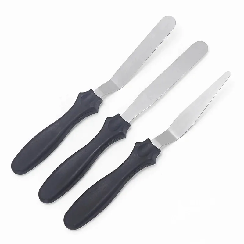 3 Pcs Butter Spreader Knife Set Stainless Steel Bread Cheese Jam Spreading Knives Ergonomic Handle Kitchen Tool Set